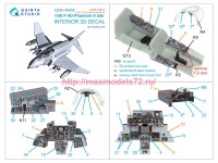 QDS+48495   3D Декаль интерьера для F-4D late Phantom II (Academy) (малая версия) (с 3D-печатными деталями) (attach3 85168)